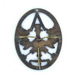 Shoulder badge / emblem of the Automobile Troops of the Polish Legions according to the pattern 1917