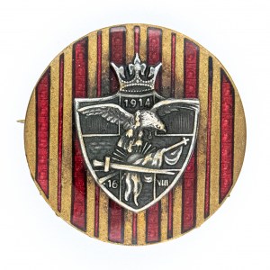 NKN patriotic badge - Allegory of Poland.