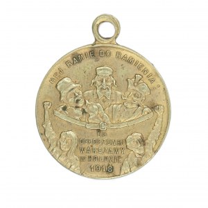 Antispekulativní žeton / pamětní medaile - Varšava 1918