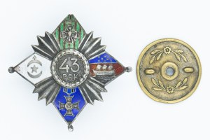Odznaka 43 Strzelców Kresowych (Pułk Piechoty)