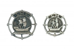 Sada odznaků Námořní a koloniální ligy - 2 kusy