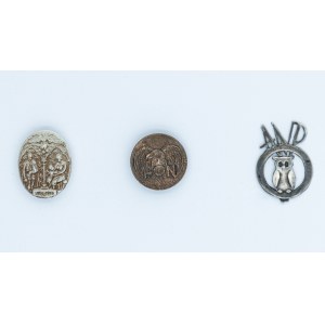 Set di badge da 3 pezzi