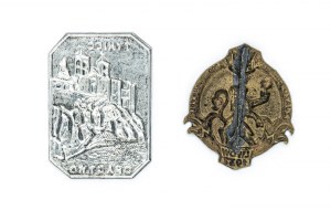 Set di distintivi commemorativi