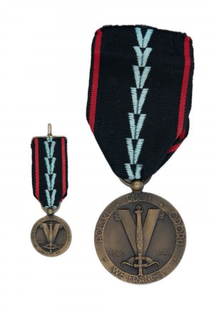 Medal Polski Ruch Oporu we Francji / Resistance Polonaise en France