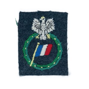 Odznak dobrovoľníkov z Francúzska pre poľské letectvo vo Veľkej Británii