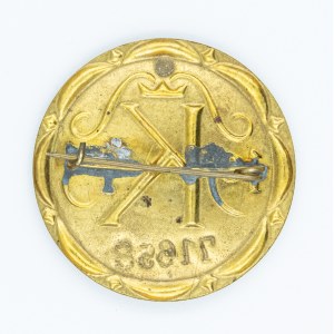 Badge d'accès à la forteresse de Cracovie 1915