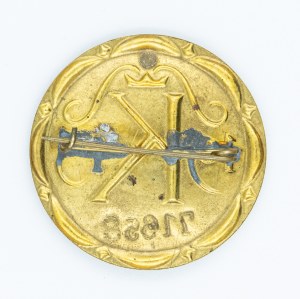 Badge d'accès à la forteresse de Cracovie 1915