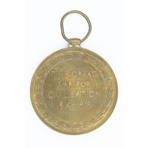 Der Große Krieg um die Zivilisation 1914-1919 Medaille