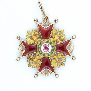 Rosja. Order św. Stanisława III klasa