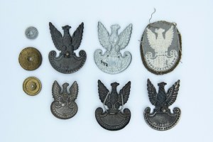 Set of 6 communist eagles - 5 metal ones