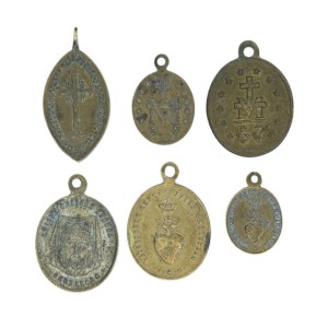 Set of medallions - 6 pieces