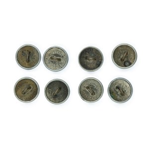 Set of buttons for uniform - 8 pieces