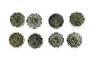 Set of buttons for uniform - 8 pieces