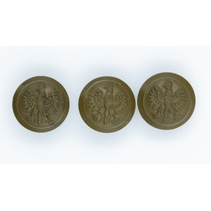 Set of 3 Polish PSZ/Z buttons