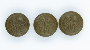 Set of 3 Polish PSZ/Z buttons