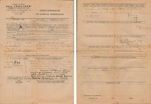 Set of documents in the name of Piotr Spisak - 8 pieces