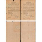 Serie di documenti a nome di Ignacy Rokosz - 6 pezzi