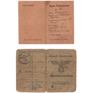 Ensemble de documents de la famille Matejko - 2 pièces