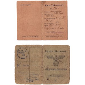 Set of Matejko family documents - 2 pieces