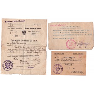 Sammlung von Dokumenten der Familie Dworzanski - 3 Stück
