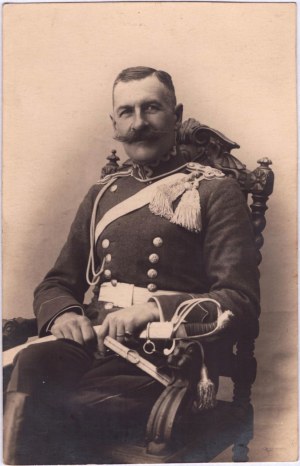 Portrait d'un officier sous forme de carte postale