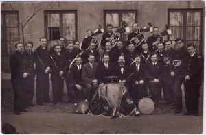 Gruppenfoto - Orchester der Gewerkschaft der unteren Postbeamten