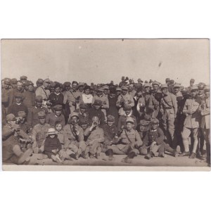 Skupinové foto vojáků Hallerovy armády