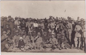 Gruppenfoto Soldaten der Hallerschen Armee