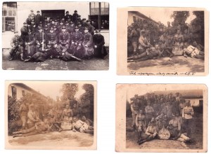 Set di fotografie militari del 6° Battaglione Telegrafico a Jasło - 14 articoli