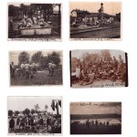 Set of military photographs of the 6th Telegraph Battalion in Jaslo - 14 pieces