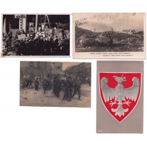 Set of patriotic postcards - 4 pieces