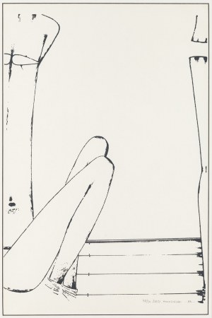 Jerzy Nowosielski (b. 1943), Sitting figure, 1993