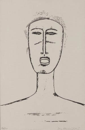 Jerzy Nowosielski (b. 1943), Portrait, 1993