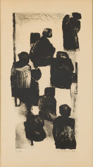 Witold K.- (b. 1932, Warsaw), Untitled, 1966