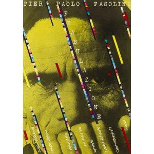 Roman Cieślewicz (1930 Lvov - 1996 Paříž), plakát k představení Affabulazione Piera Paola Pasoliniho v divadle Studio, 1984