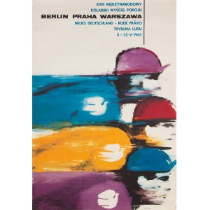 Maciej Urbaniec (1925 Zwierzyniec - 2004 Nowy Sącz), XVIII International Cycling Peace Race, poster, 1965