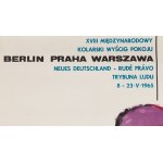 Maciej Urbaniec (1925 Zwierzyniec - 2004 Nowy Sącz), XVIII Medzinárodné cyklistické preteky mieru, plagát, 1965