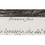 Giovanni Battista Piranesi (1720 Mogliano Veneto - 1778 Rzym), Veduta sul Monte Quirinale del Palazzo dell'Eccellentissima Casa Barberini