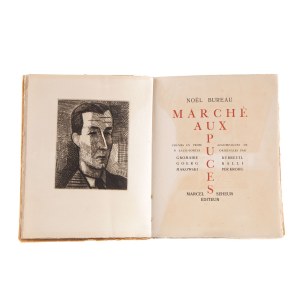 Noël Bureau (1892 Vermenton - 1967 Antibes), Marché aux puces, 1930