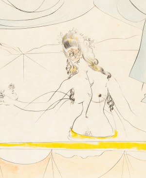 Salvador Dalí (1904 Figueres - 1989 Figueres), Les dames de la Renaissance, z cyklu 