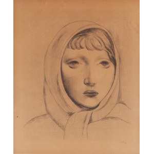 Moses (Moise) Kisling (1891 Cracovie - 1953 Paris), Jeune fille voilée