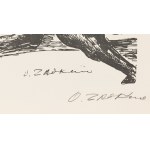 Ossip Zadkine (1890 Smolensk - 1967 Paříž), Euripides, Heraklovo dílo (Euripides, Die Arbeiten des Herakles)