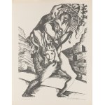 Ossip Zadkine (1890 Smolensk - 1967 Parigi), Euripide, Le opere di Eracle (Euripides, Die Arbeiten des Herakles)