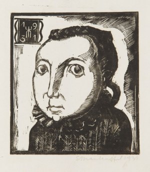 Edward Antoni Manteuffel-Szoege (b. 1908, Rzezyca), Portrait, 1931