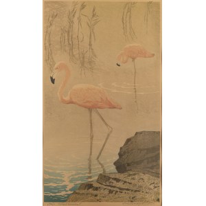 Aleksander Laszenko (1883 Annówka - 1944 Włocławek), Flamingos, 1934