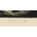 Wilk (Wilhelm) Ossecki (1892 Brody - 1958 Varsovie), Quatre gravures sur bois tirées de Teki Wileńska, vers 1924