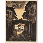 Wilk (Wilhelm) Ossecki (1892 Brody - 1958 Warschau), Vier Holzschnitte aus Teki Wileńska, ca. 1924