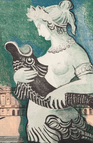 Alicja Halicka (1894 Krakov - 1975 Krakov), Námestie svornosti v Paríži, 1955