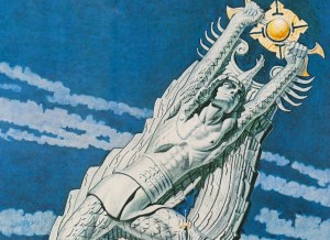 Stanislaw Szukalski (1893 Warta near Sieradz - 1987 Los Angeles), Copernicus taming the sun