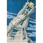 Stanislaw Szukalski (1893 Warta near Sieradz - 1987 Los Angeles), Copernicus taming the sun